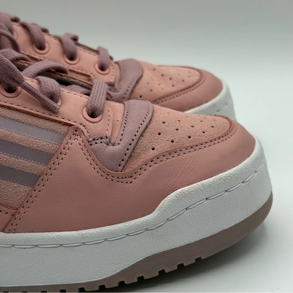 Adidas Forum Low Pink Suede Womens Sneakers Size 10